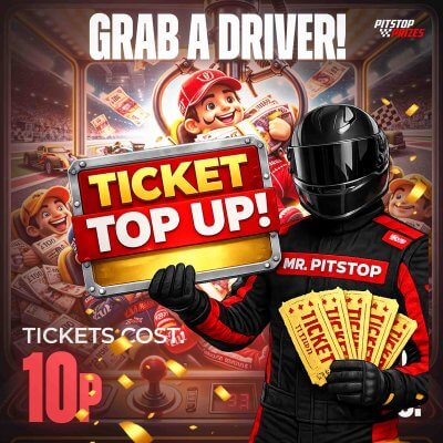 99p: 1000 TICKETS INTO GRAB A DRIVER COMP!