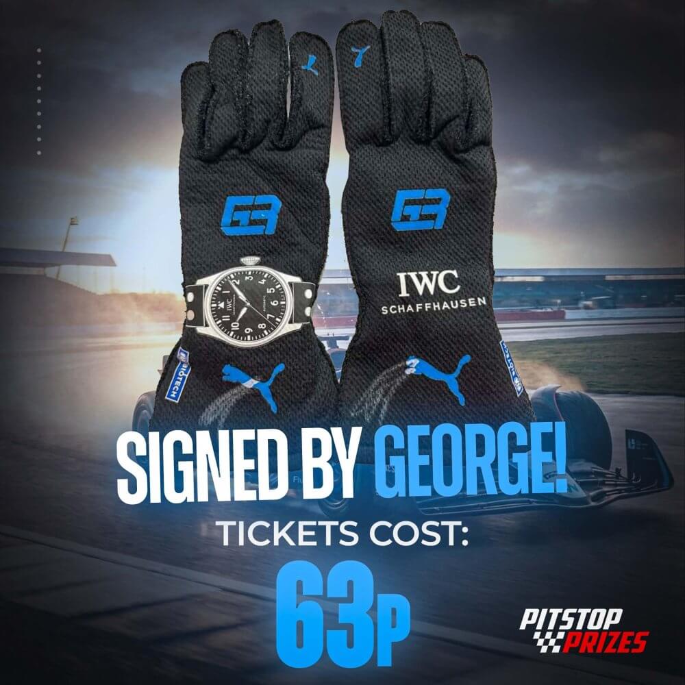 63p: SIGNED BY GEORGE RUSSELL!