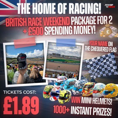 £1.89: BRITISH RACE WEEKEND FOR 2 + £500! + INSTANT PRIZES!