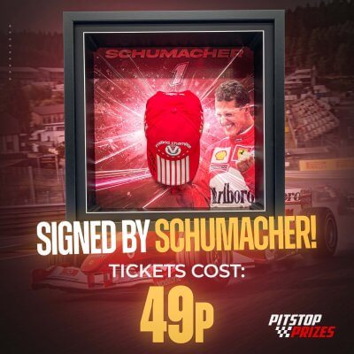 49p: SIGNED BY SCHUMACHER!