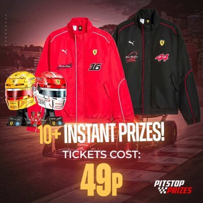 49P: DRIVER JACKETS! 10+ INSTANT PRIZES!