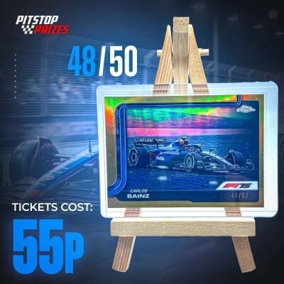 55p: CARLOS 48/50 CAR CARD!