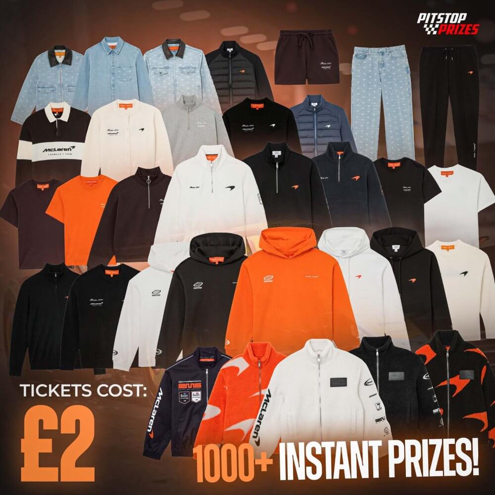 £2: ALL NEW REISS x MCLAREN! £10,000 IN PRIZES!