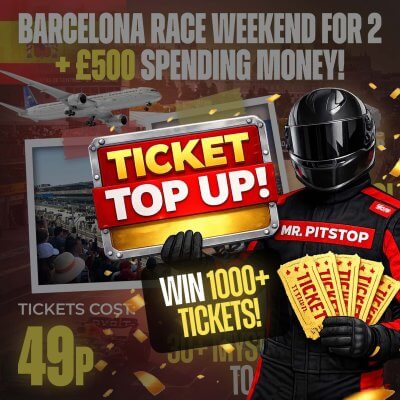 10P: BARCELONA TICKET TOP UP! 1000+ TICKETS TO WIN!