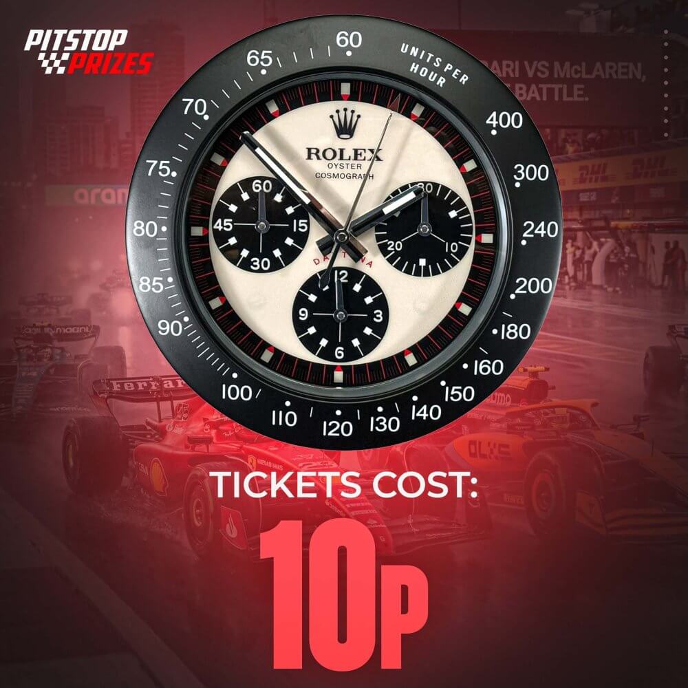 🏁 10p: Daytona-Style Wall Clock ⏱️🔥