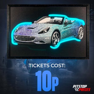 10P: Neon Drive LED Wall Art Picture