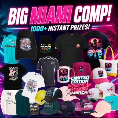 £3.79: BIG MIAMI COMP! 1000+ INSTANT PRIZES! 🌴🏁