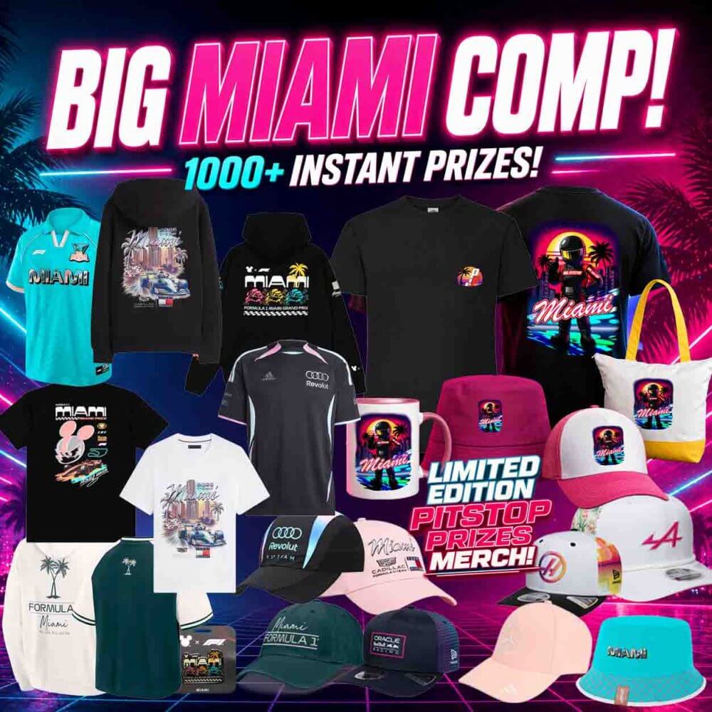 £3.79: BIG MIAMI COMP! 1000+ INSTANT PRIZES! 🌴🏁