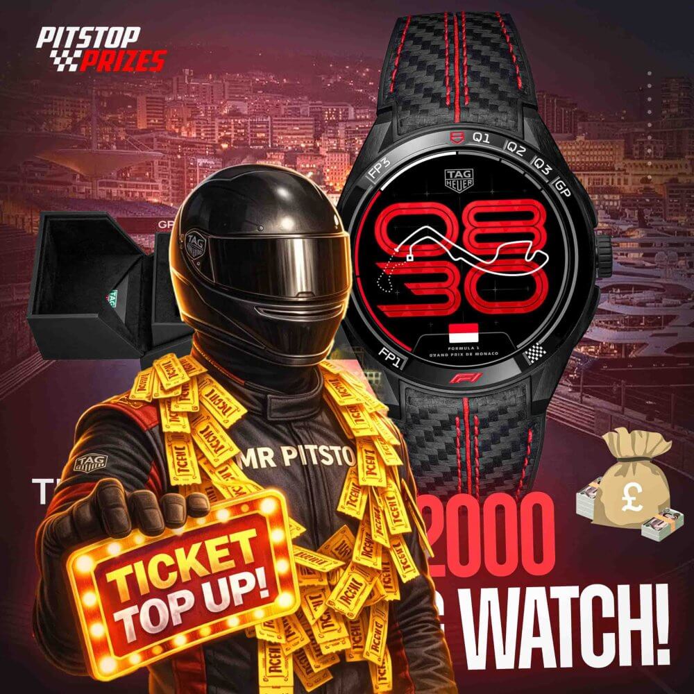49P: TICKET TOP UP! TAG WATCH OR £2000!