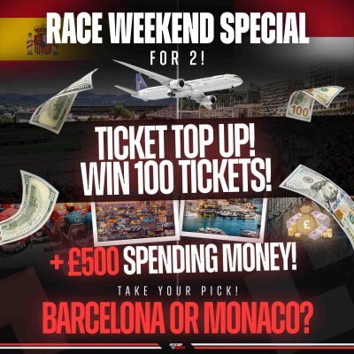 99P: TICKET TOP UP! 100 TICKETS INTO TAKE YOUR PICK!