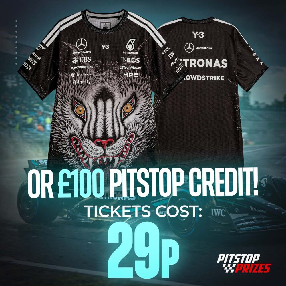 29p: Y-3 MERCEDES - AMG PETRONAS FORMULA 1 TEAM DRIVER SHORT SLEEVE JERSEY