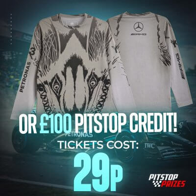 29p: Y-3 MERCEDES - AMG PETRONAS FORMULA 1 TEAM WOLF GRAPHIC LONG SLEEVE T-Shirt