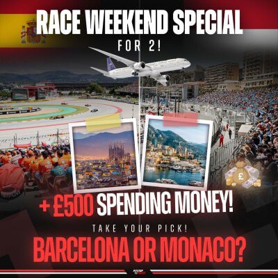 £4.95: TAKE YOUR PICK! BARCELONA OR MONACO FOR 2!