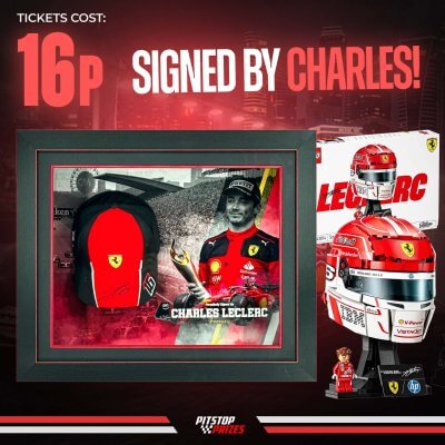 16p: SIGNED BY CHARLES + LEGO SET! 🏁🔥
