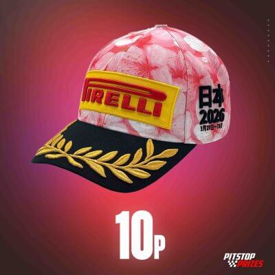 10p: JAPAN SPECIAL PIRELLI PODIUM CAP!