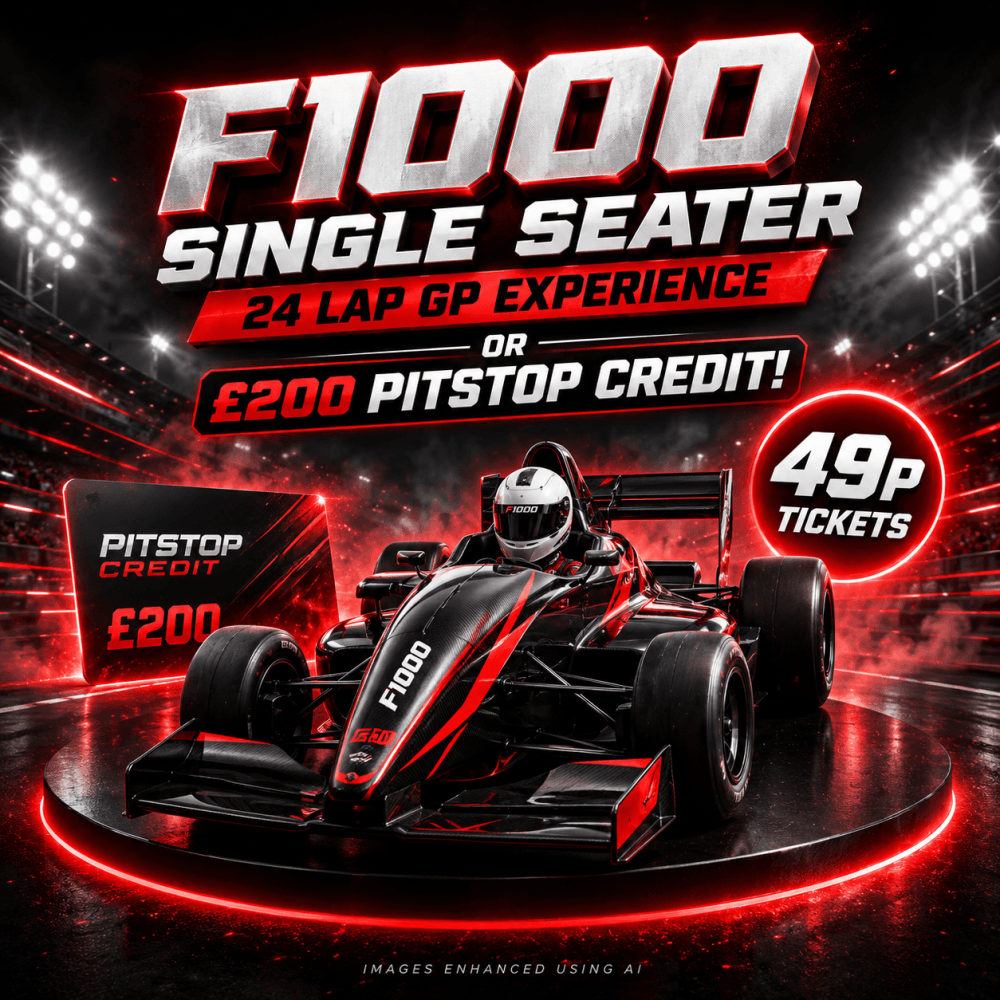49P: F100 SINGLE SEATER EXPERIENCE OR £200 CREDIT!