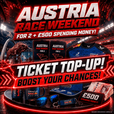20P: TICKET TOP-UP! AUSTRIA RACE WEEKEND COMP!