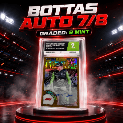 £1.49: TOPPS FINEST BOTTAS 7/8 AUTO CARD!