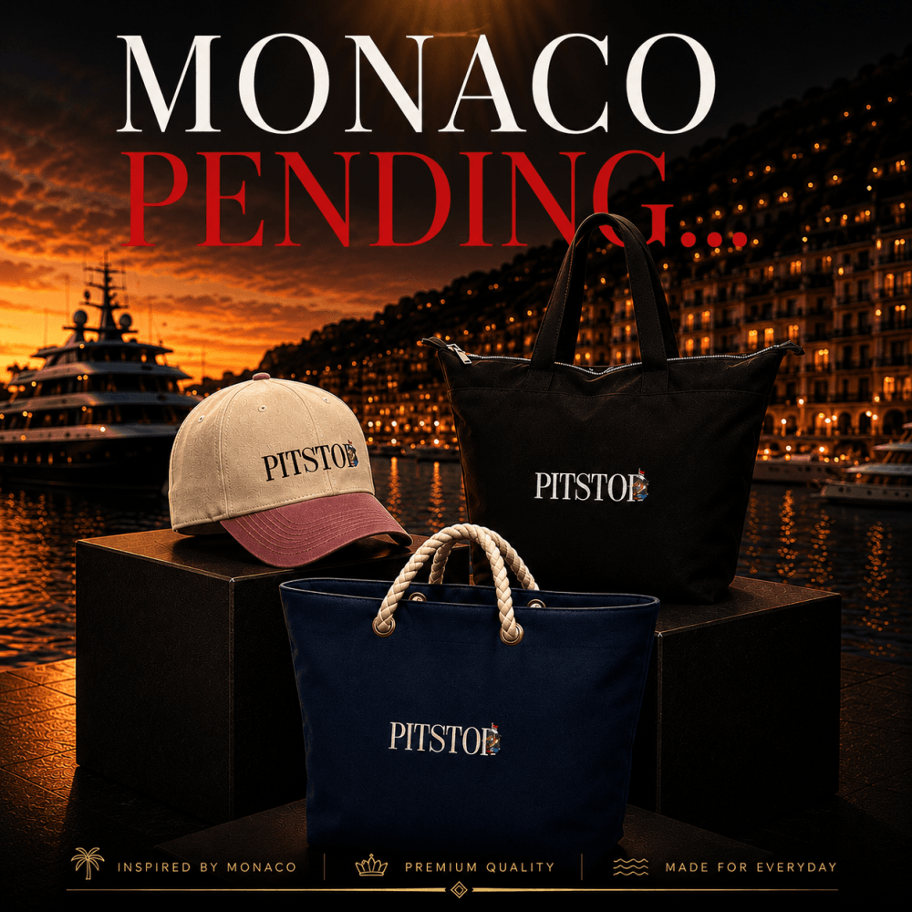 99p: MONACO PENDING... NEW PITSTOP MERCH!
