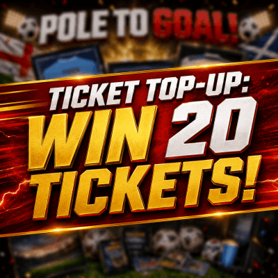 99p: 20 TICKETS INTO POLE TO GOAL COMP!