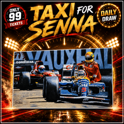 £3: 'TAXI FOR SENNA' PRINT