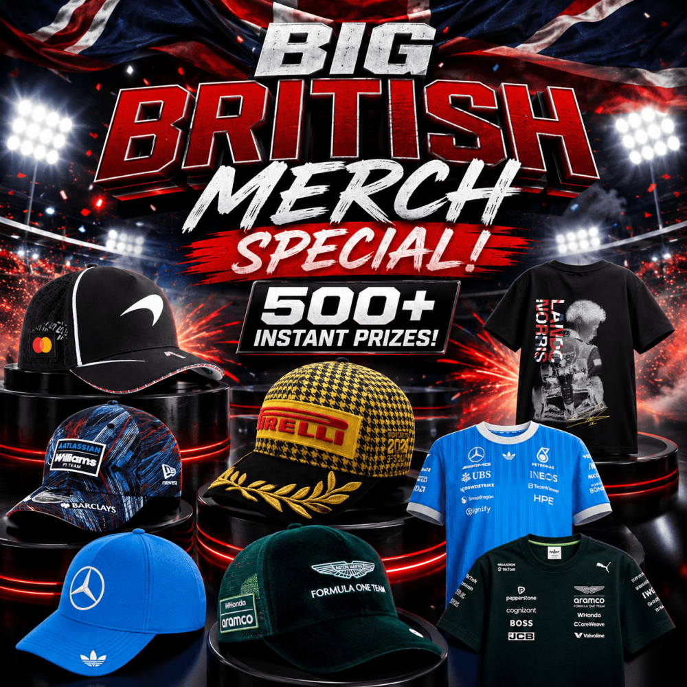 £1.19: BIG BRITISH MERCH SPECIAL! 500+ INSTANT PRIZES!