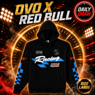 £2: RED BULL RACING X OVO HOODIE