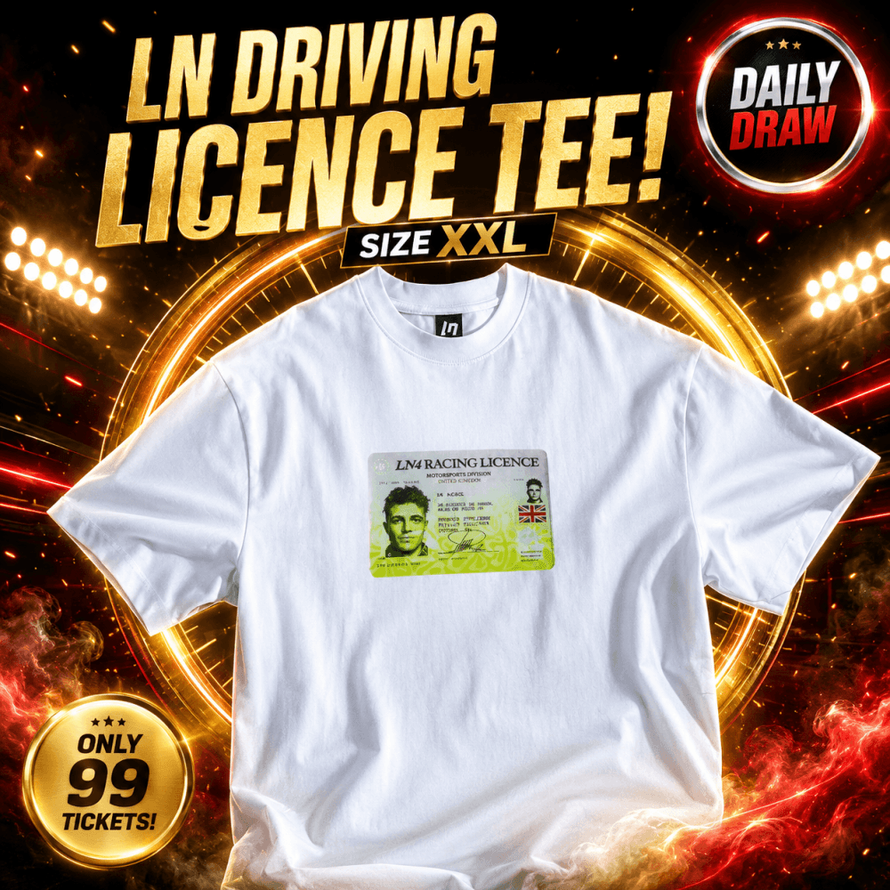 99P: LN DRIVING LICENCE TEE! SIZE XXL