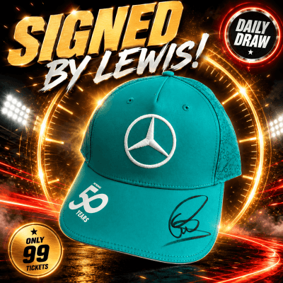 £5: CAP SIGNED BY LEWIS!