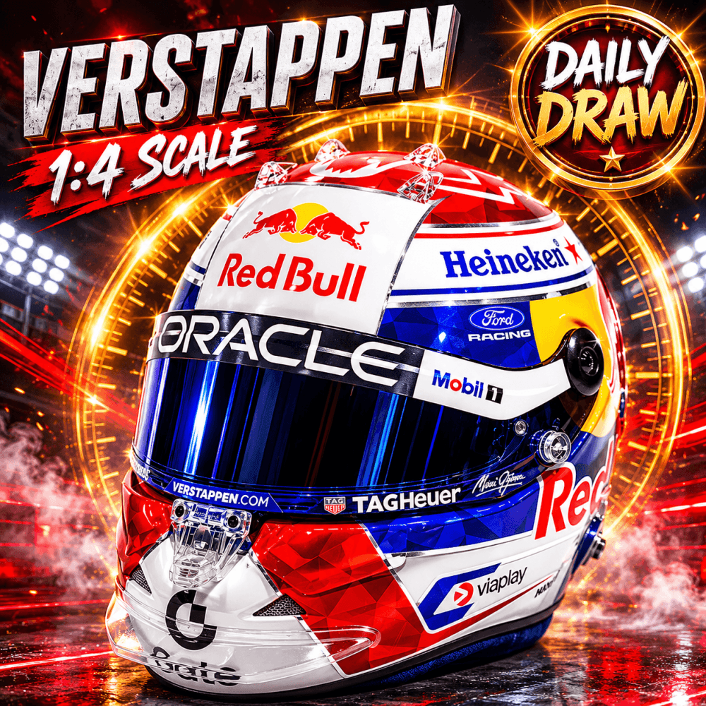 £1.39: 1:4 MAX VERSTAPPEN HELMET!