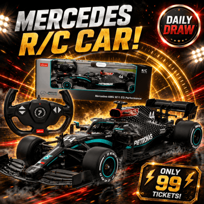 99P: MERCEDES RC CAR!
