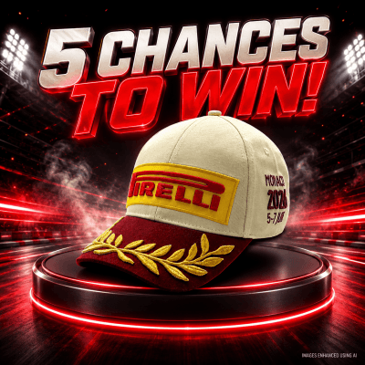 10p: MONACO PODIUM CAP! 5 CHANCES TO WIN!