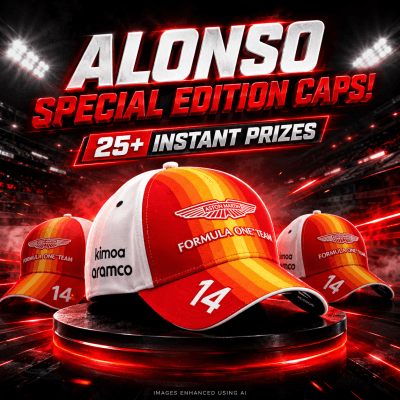 99P: SPECIAL EDITION ALONSO CAPS! 25+ INSTANT PRIZES!
