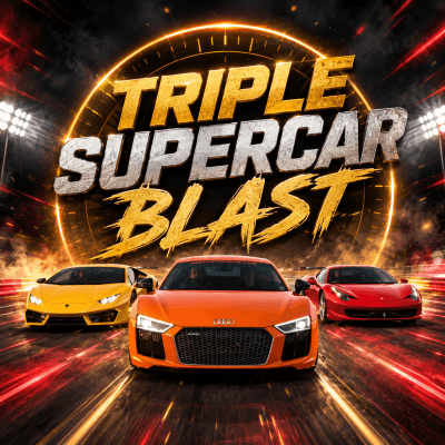 £3: TRIPLE SUPERCAR BLAST!