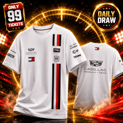 £1.49: Cadillac Tommy Hilfiger Replica Special Edition Silverstone GP T-Shirt