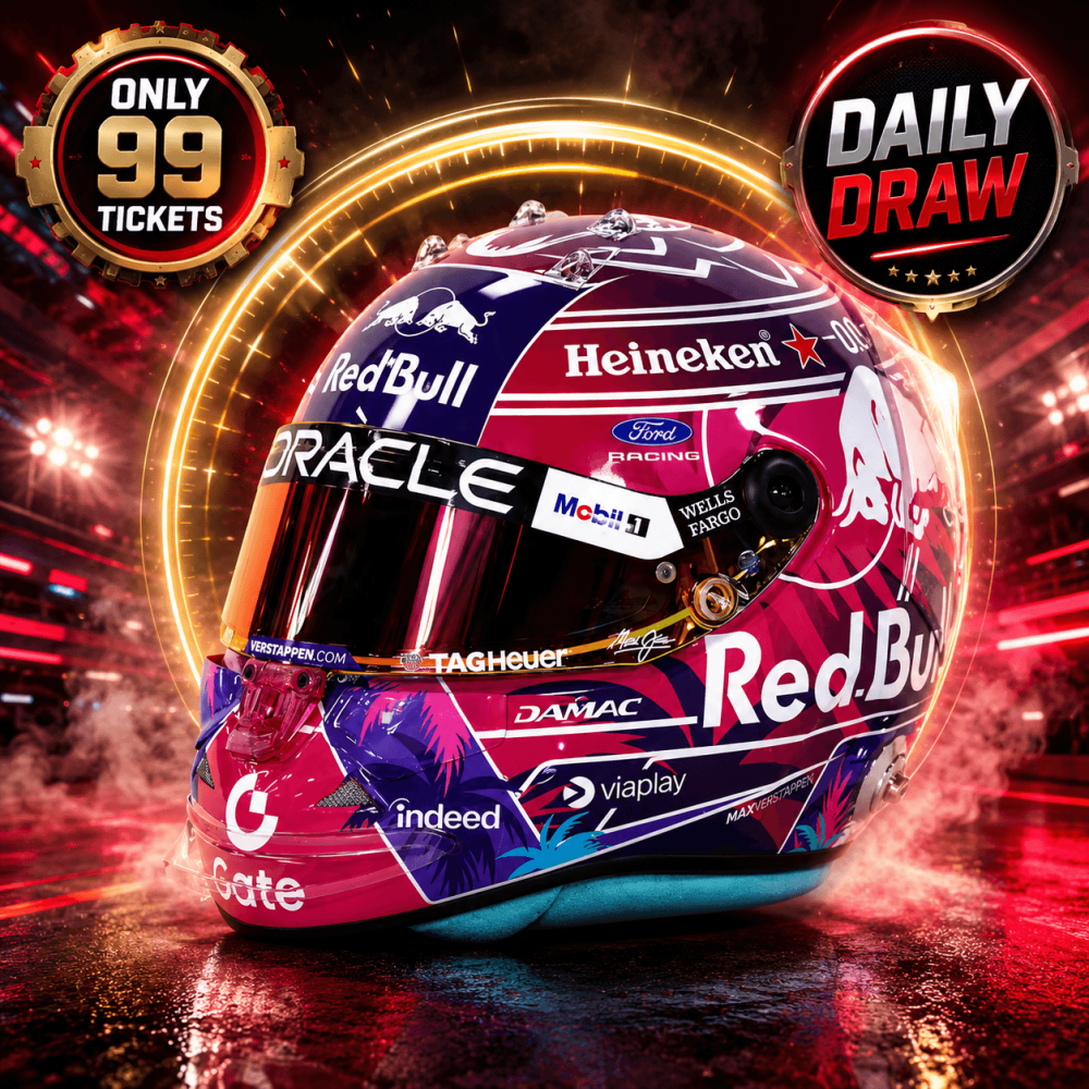 £1.49: VERSTAPPEN 1:4 MIAMI HELMET!