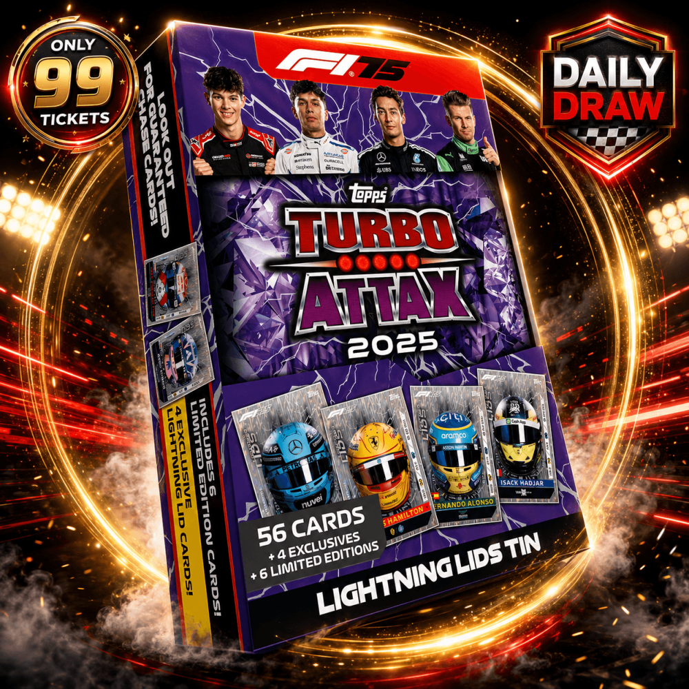 30p: Turbo Attax 2025 Mega Tin Lighting Lids