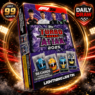 30p: Turbo Attax 2025 Mega Tin Lighting Lids