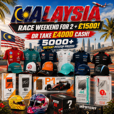 £2.59: MALAYSIA RACE WEEKEND FOR 2 + £1500 CASH!