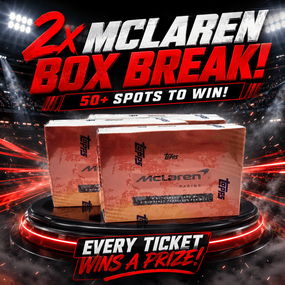 £14: 2X MCLAREN BOX BREAK! EVERY TICKET WINS!