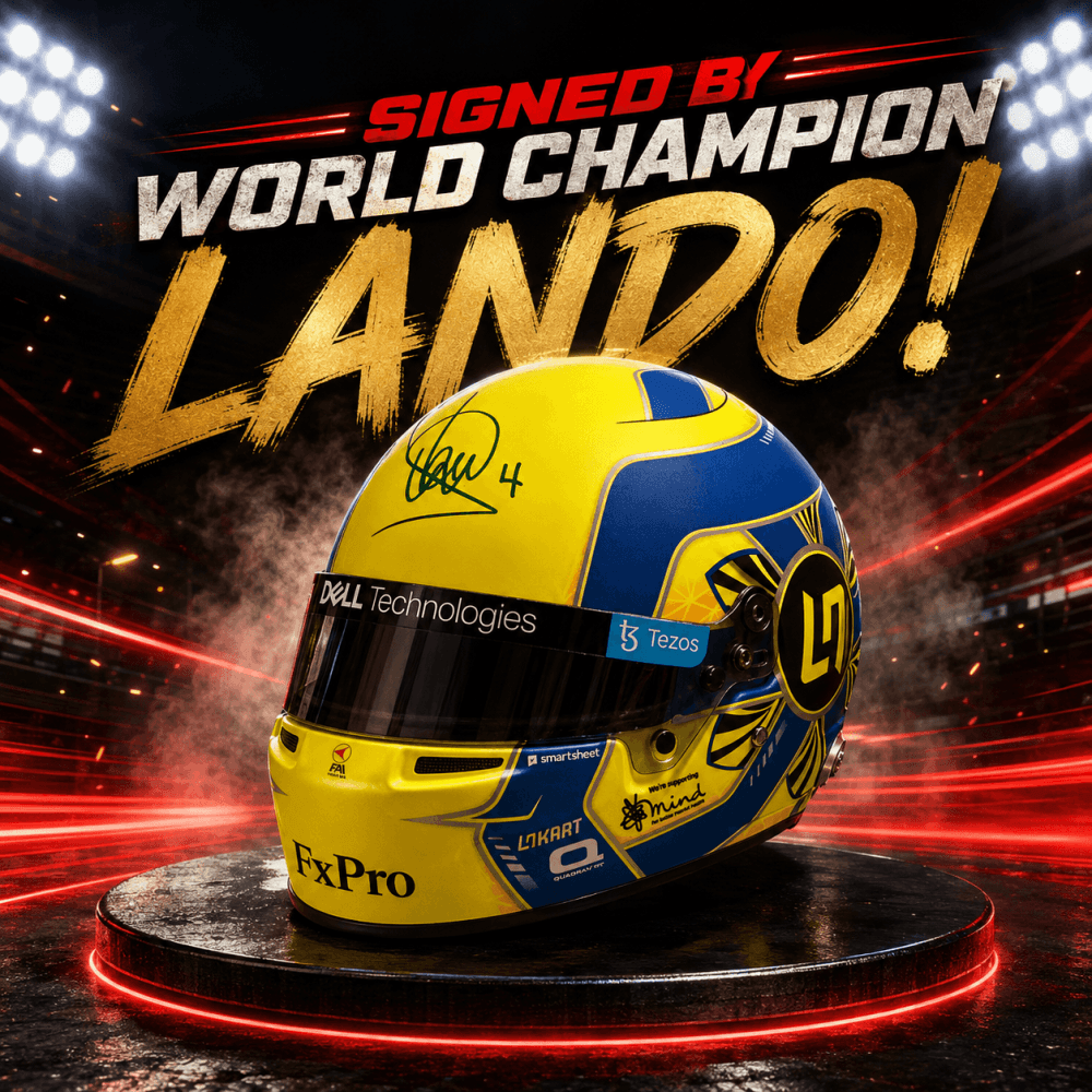 99p: SIGNED BY LANDO NORRIS!