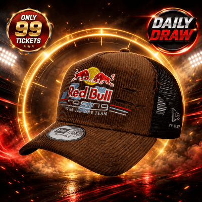 99p: Oracle Red Bull Racing New Era Distressed Cord Trucker