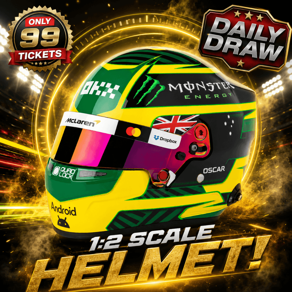 £2.95: 1:2 scale 2026 Australia Helmet - Oscar Piastri
